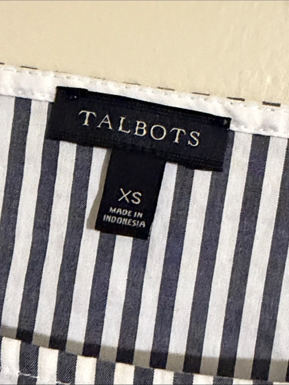 Talbots striped top